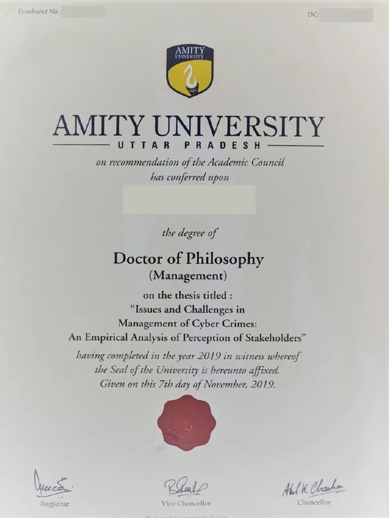 Annamalai University Certificate